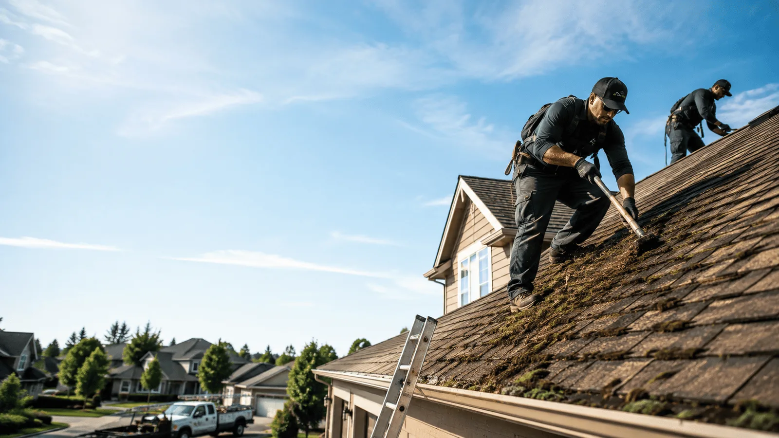 Roof Moss Removal in Sherman Oaks, CA near me